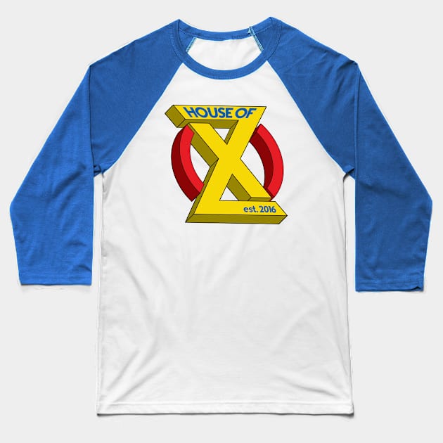 HouseOfX-GroupShirt by Neon Horror Baseball T-Shirt by Warpath_Dylan